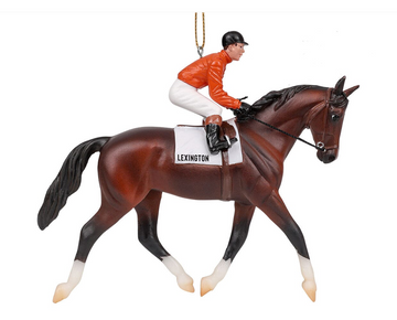 Lexington | Racehorse Ornament on white background Lexington | Racehorse Ornament